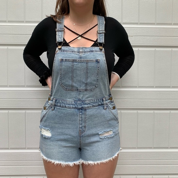 wild fable denim overalls